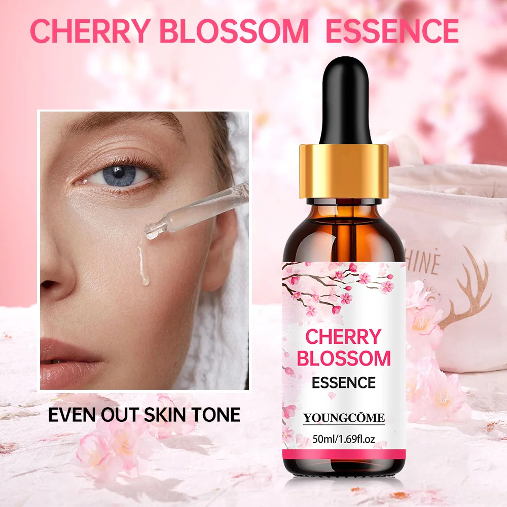 Cherry and jasmine essence liquid Contains Remover Moisturizing Repair Anti-aging Facial Skin Care Hyaluronic Acid Dark Spot