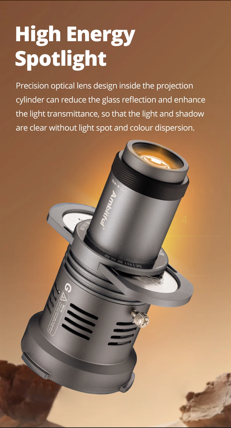 AL20 Focalize Conical Snoot Optical Condenser Art Special Shaped Beam with for M