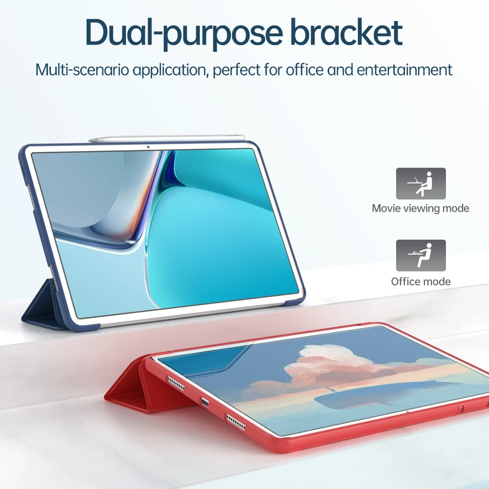 Capa de Couro pu para Huawei Capa para Matepad Air 11.5 x8 Pro x9 10.8 v6 v7 10.4 v7 v8 T10 m5 Lite 10.1 - Imagem 5