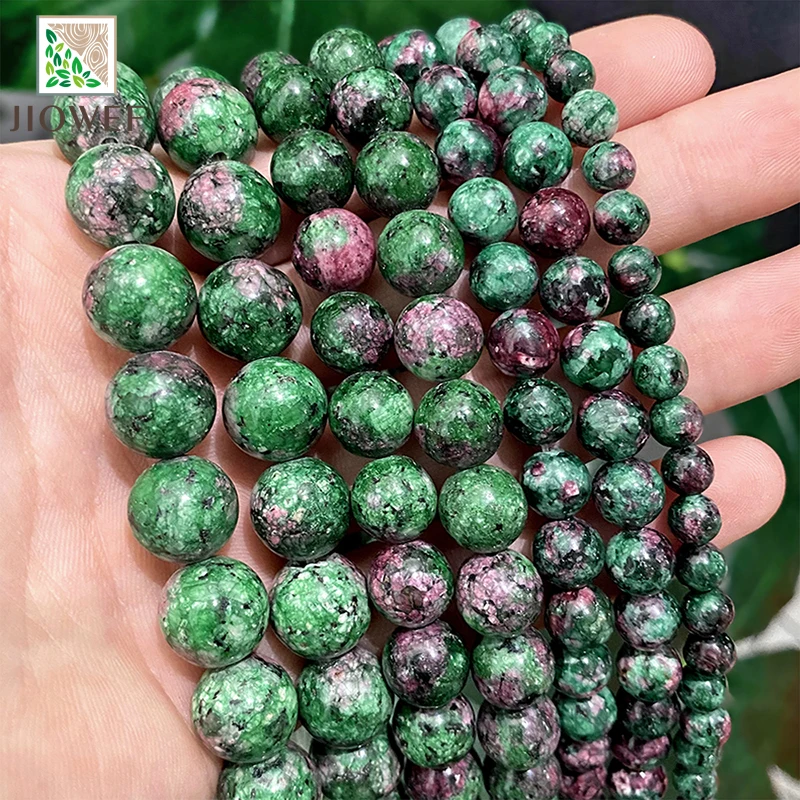 Bracelet En Pierres Naturelles épidote, Rubis, Zoisite – 59,4 Mm, Fait Main, Neuf Avec étiquettes