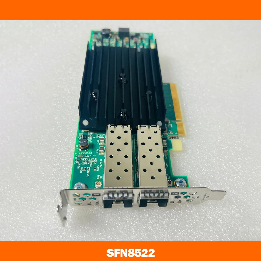 For Solarflare SFN8522 10Gb Financial Securities High Performance Low Latency 10G Dual Port Network Card X2522 2 For Solarflare SFN8522 10Gb Financial Securities High Performance Low Latency 10G Dual Port Network Card X2522