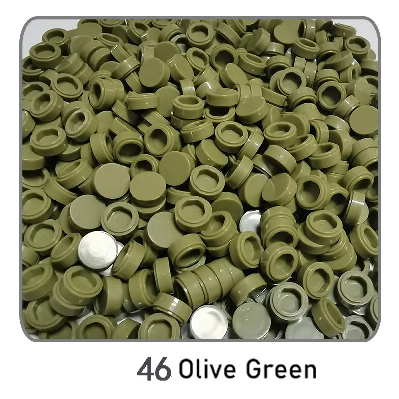 1000-Piece Round Tile Set for Pixel Art and Mosaic Creations