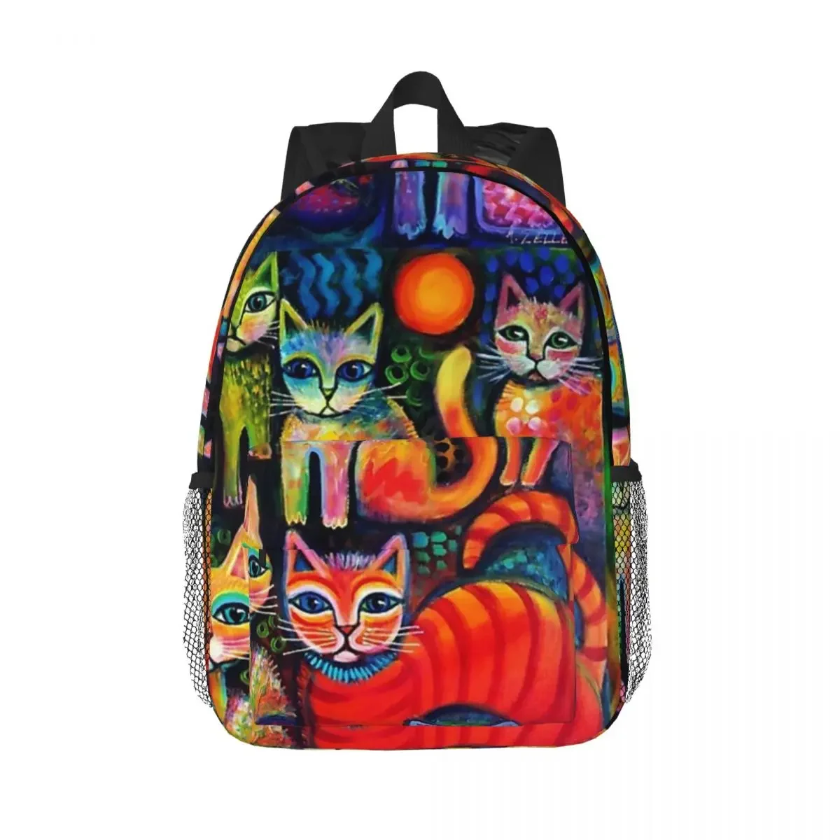 

Cute Kittens Backpacks Teenager Bookbag Cartoon Children School Bags Travel Rucksack Shoulder Bag Large Capacity