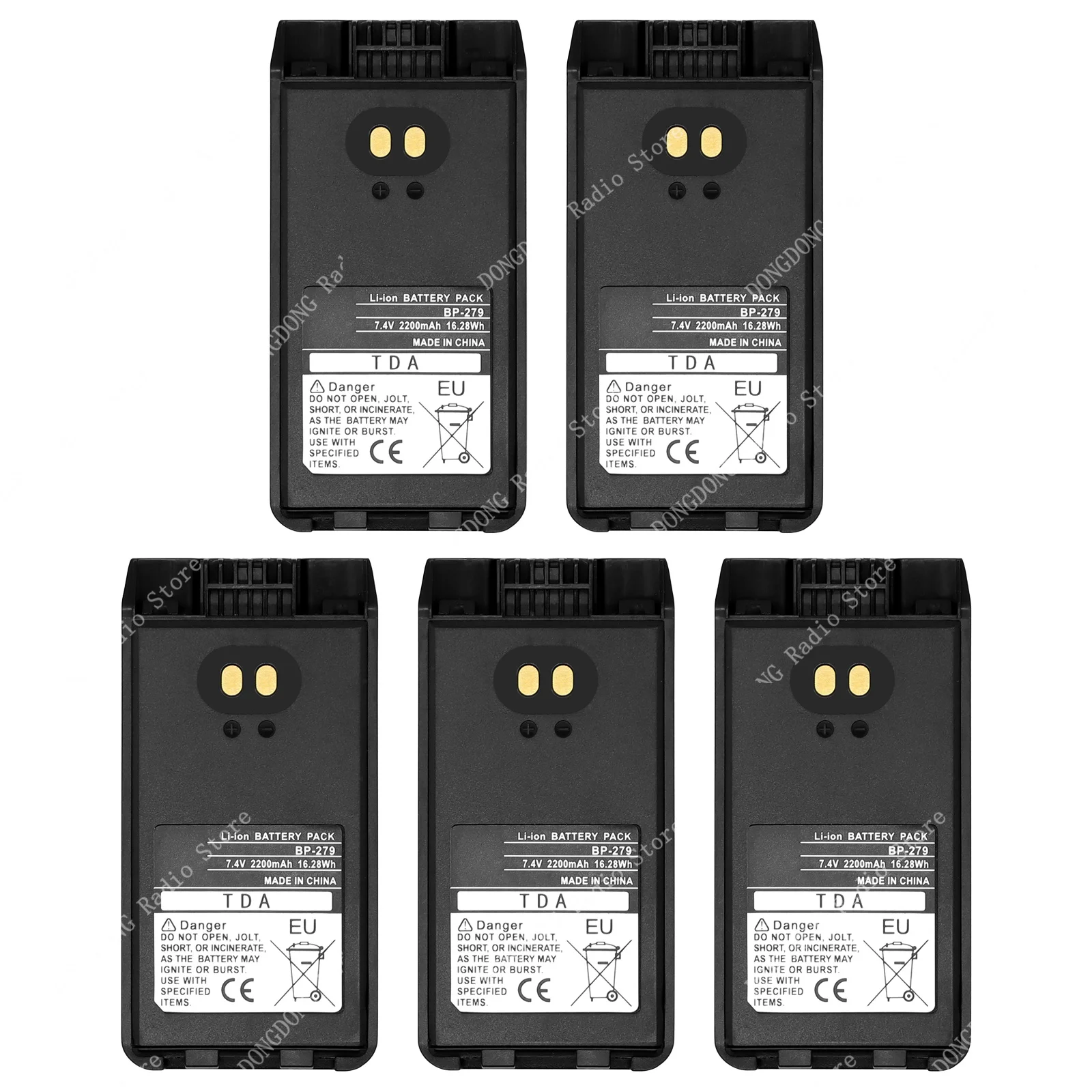 

BP-279 BP-280 Replacement Battery for ICOM F1000 F1000D F1000S F1000T F2000 F2000D F2000S F2000T IC-V88 Two Way Radio Battery