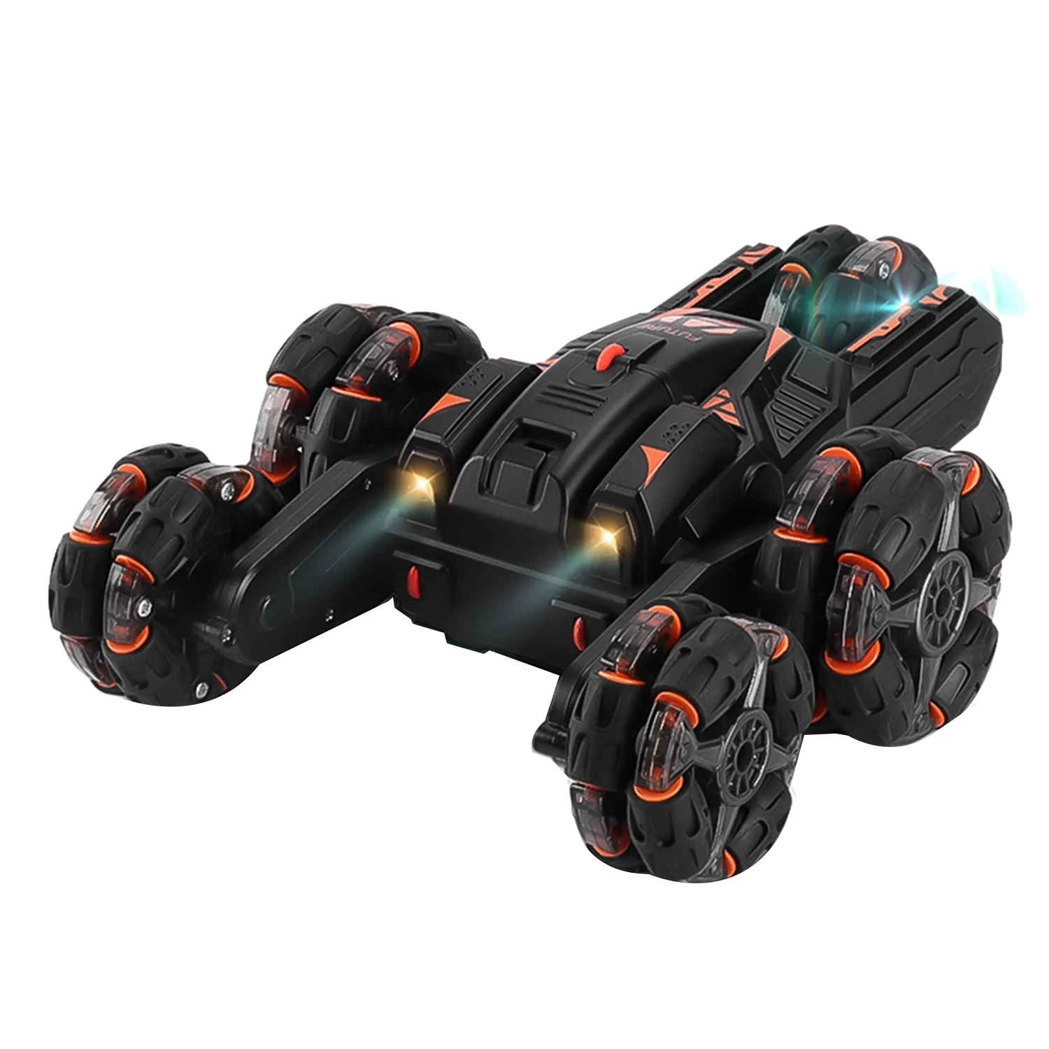 

RC Stunt Car Five-Wheel 2.4G Watch Gesture Control Climbing and Drifting Car Birthday Gift -Black