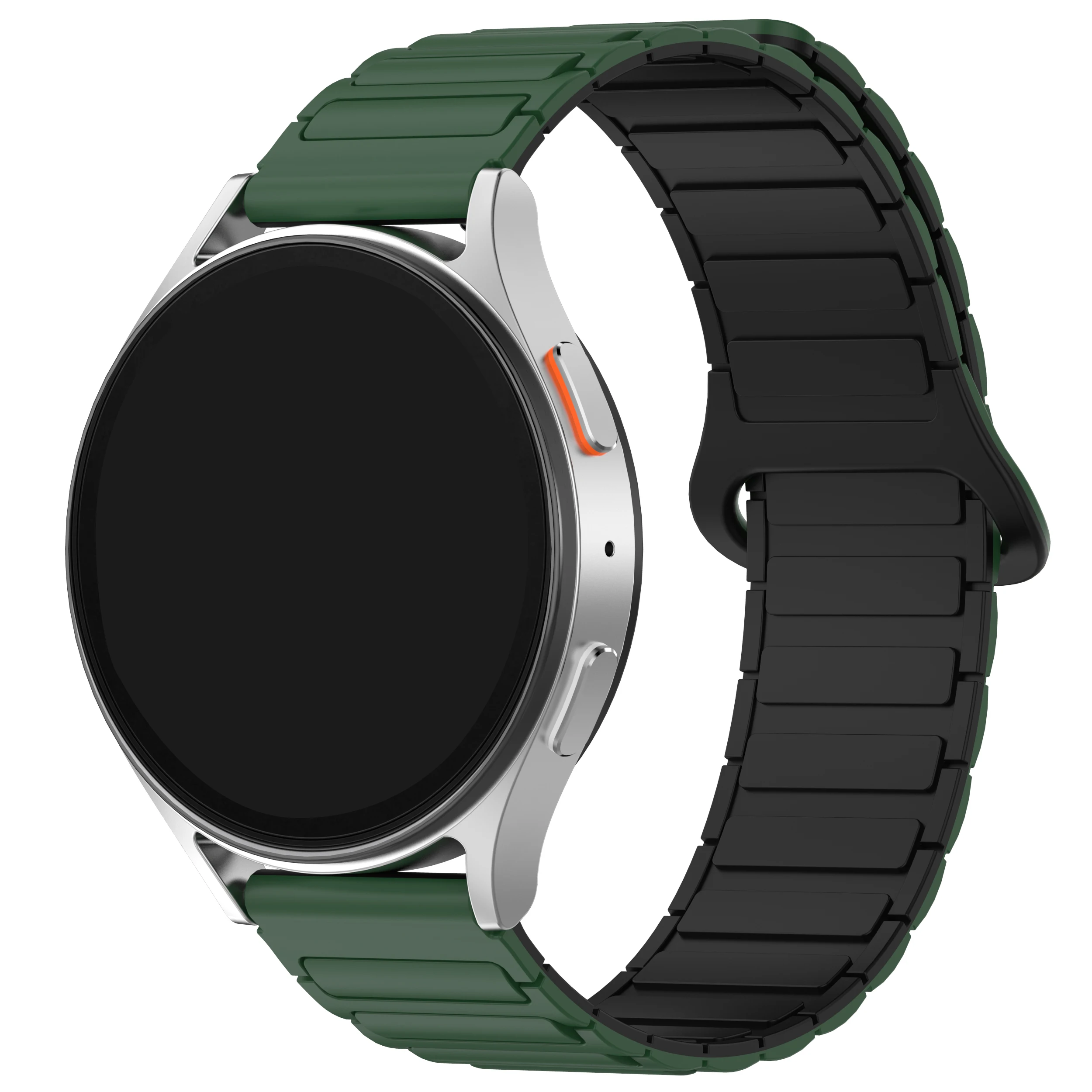 Sport Silicone Magnetic Smartwatch Band - 20mm/22mm Strap