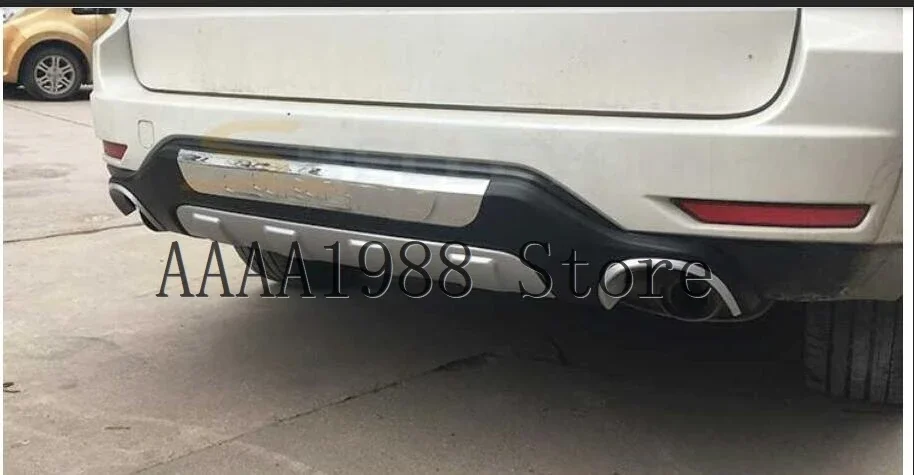 Fit For Subaru Forester 2008-2012 Bumper Diffuser Bumpers Lip Protector Guard skid plate ABS Chrome 5 Fit For Subaru Forester 2008-2012 Bumper Diffuser Bumpers Lip Protector Guard skid plate ABS Chrome 5