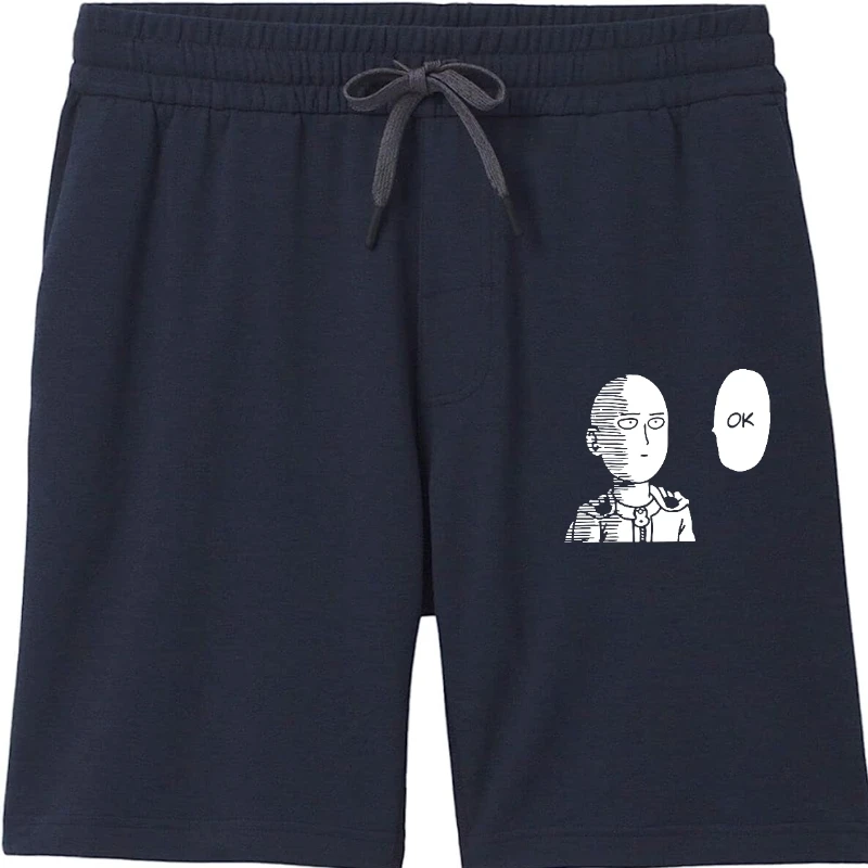 Pantaloncini Da Uomo One Punch Man Saitama Oppai Anime Manga Cotton Clothes Vintage Fitness Classic Shorts Camisas