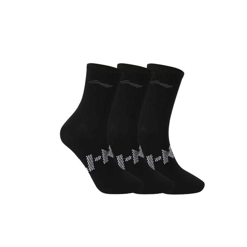 Sports Socks 3 Pairs Unisex 24-28cm Breathable