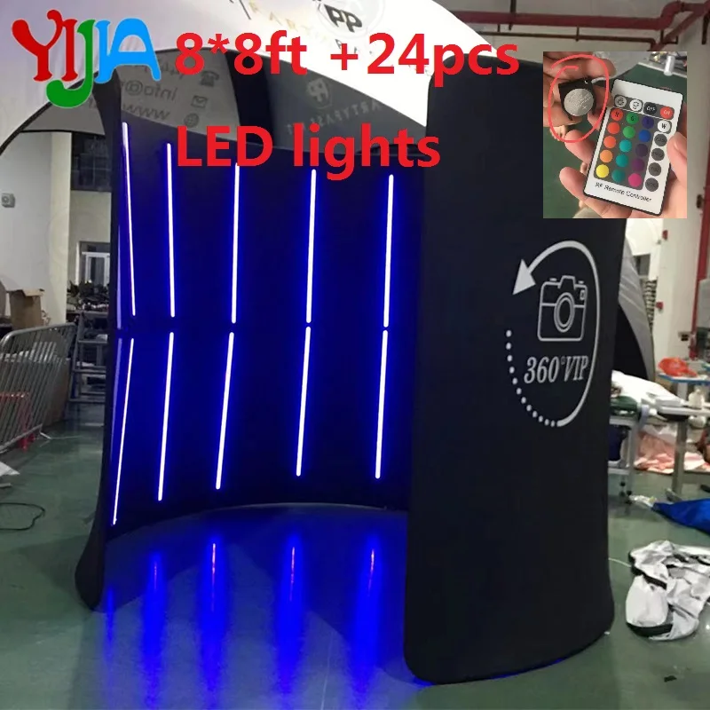 13ft /10ft Custom Printed 360 Video Photobooth Spinner Photo Booth Circle  Enclosure For Party Event Rental - Party Backdrops - AliExpress