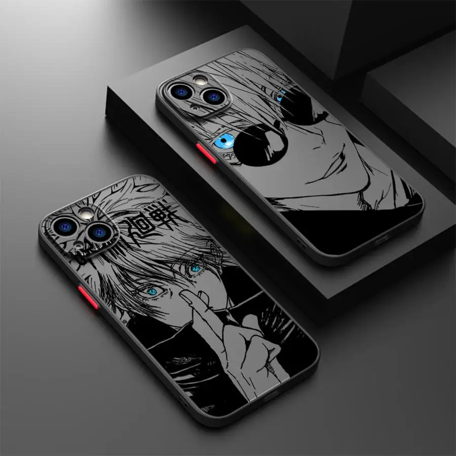 Stylish Jujutsu Kaisen Themed Phone Case - Durable Back Cover Design