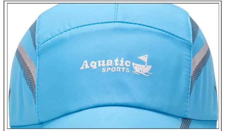 Schnell trocknende Baseballkappen, modische Hüte mit Segelboot-Aufdruck, für Outdoor-Angeln, Wandern, atmungsaktiv, zum Laufen, Sonnenschutz – Detail 11