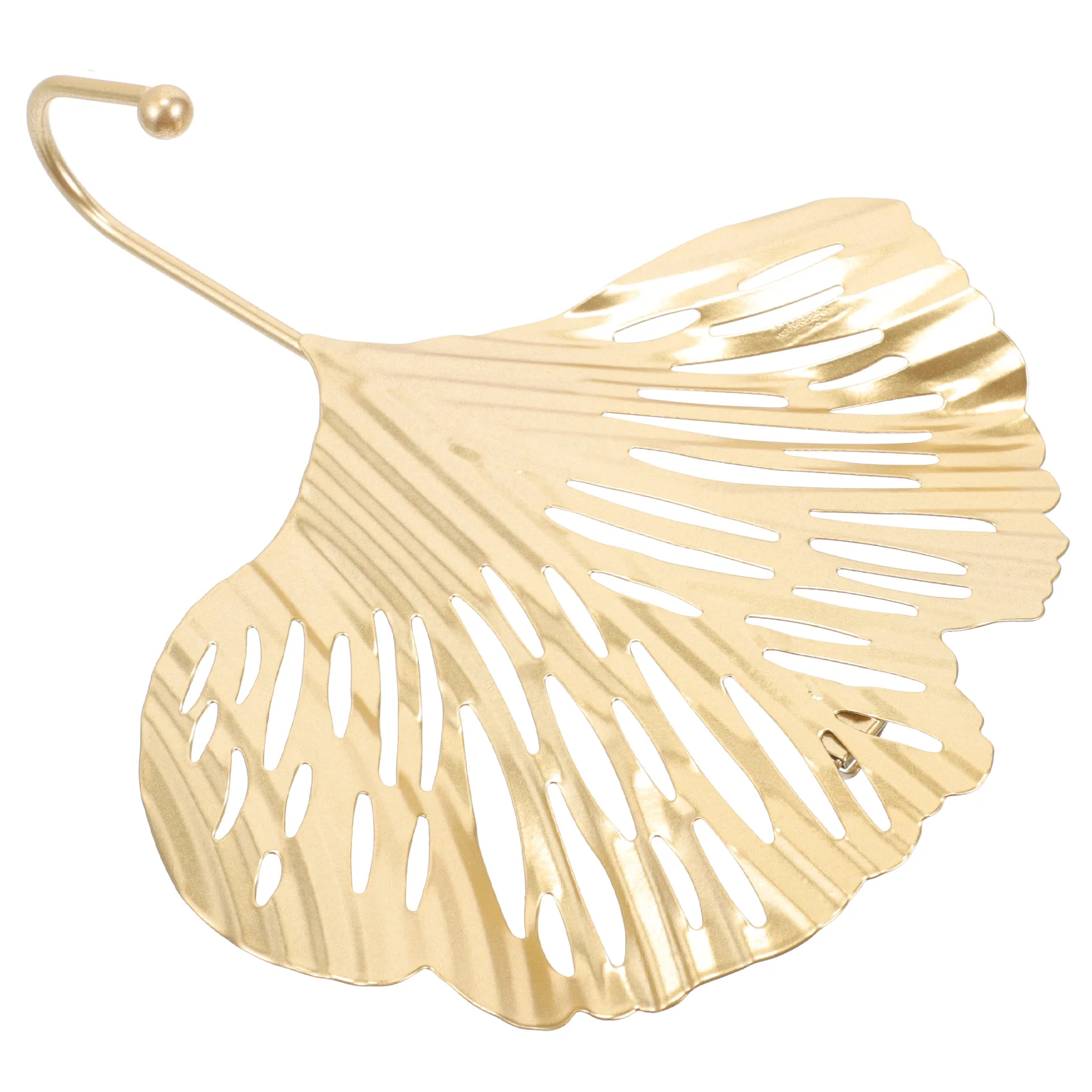 

Wall Mount Hook Coat Hanging Hook Decorative Ginkgo Leaf Hook Metal Clothes Hook