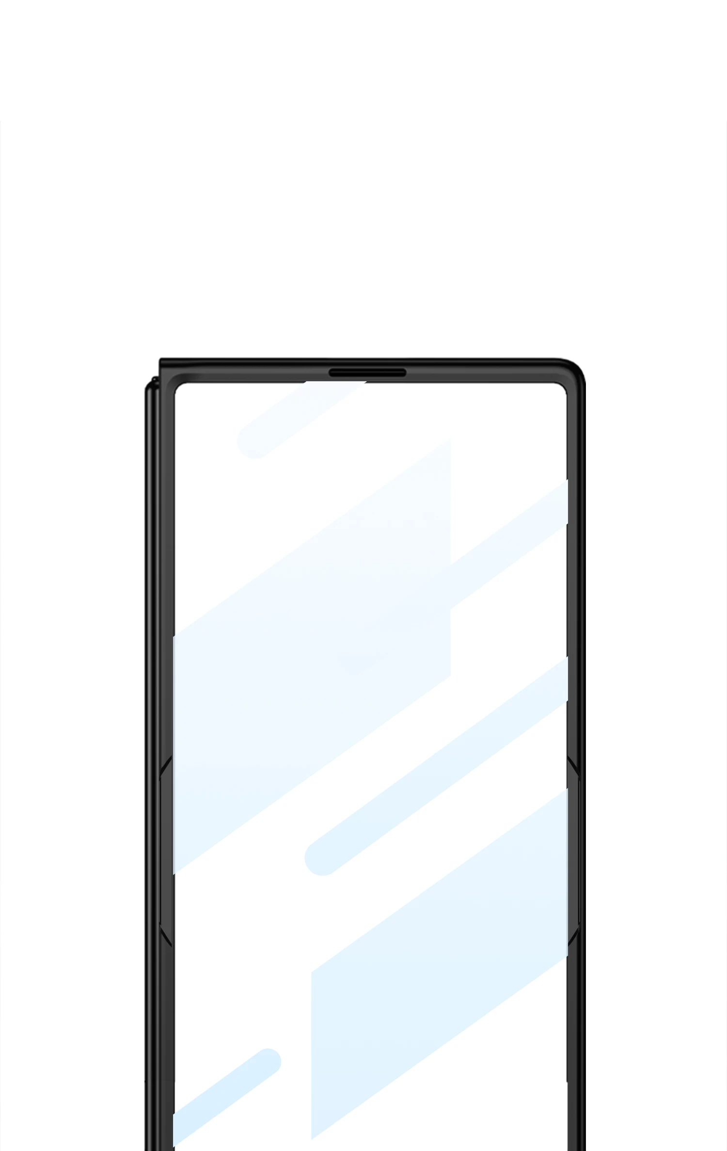 Luxury Plating Clear Case For Samsung Galaxy Z Fold 7 6 Front Screen Glass Prote