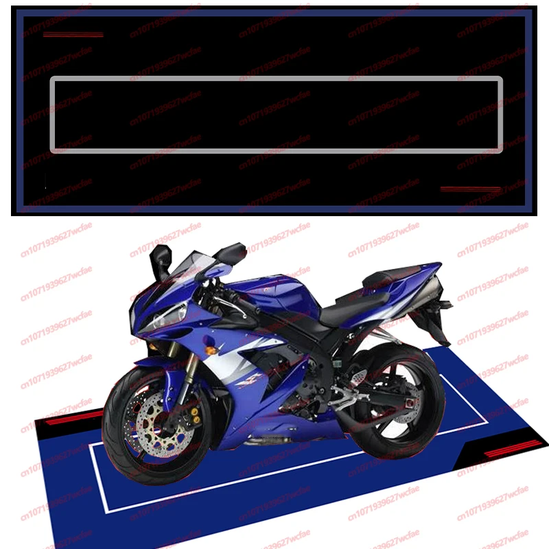 

Motorcycle Polyester Parking Mat Display Carpet Racing Bicycle Carpets Mat Anti-slip Bedside Rugs Customized Display Mat Parking