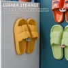 Slipper Rack Self-adhesive Bathroom Simple Slipper Hook Toilet Drainage Rack Wall Mounted Bedroom Storage Hook Shoe Drying Rack 2