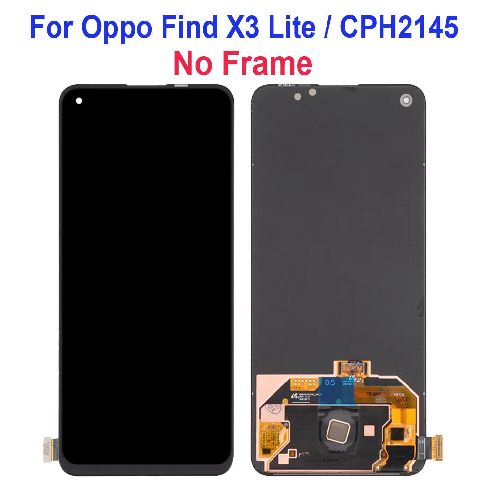 OPPO FIND X3 Lite CPH2145 / RENO 5 5G TFT FRAME Display Touch Schermo Vetro LCD