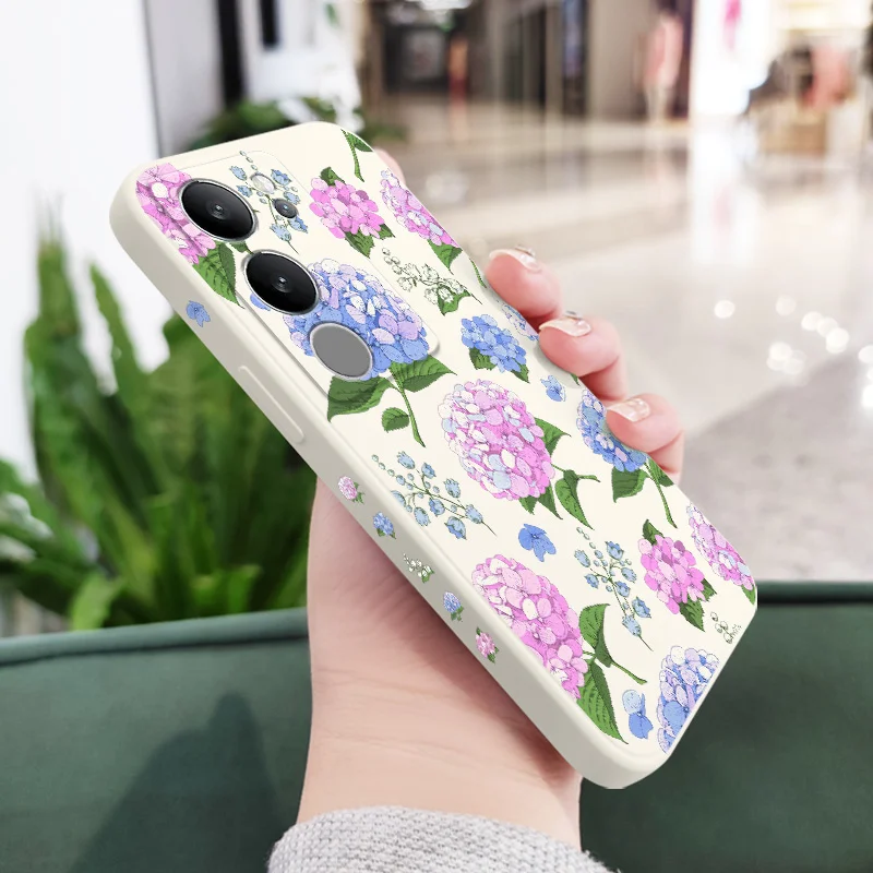 Elegant Hydrangeas Phone Case - Artistic Floral Design