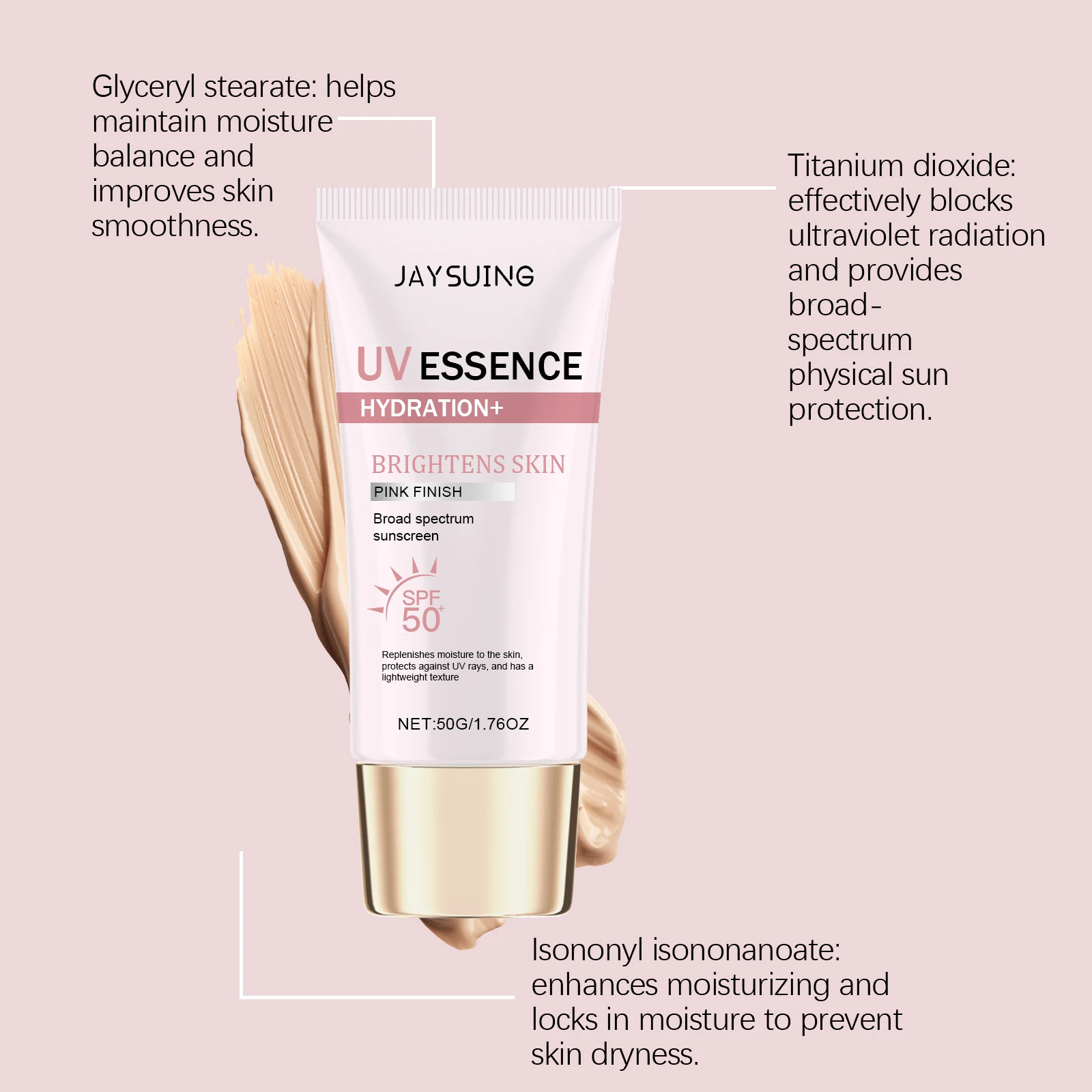 Moisturizing Sunscreen Lotion For Body Uv Protection And Brightening_voghion.com
