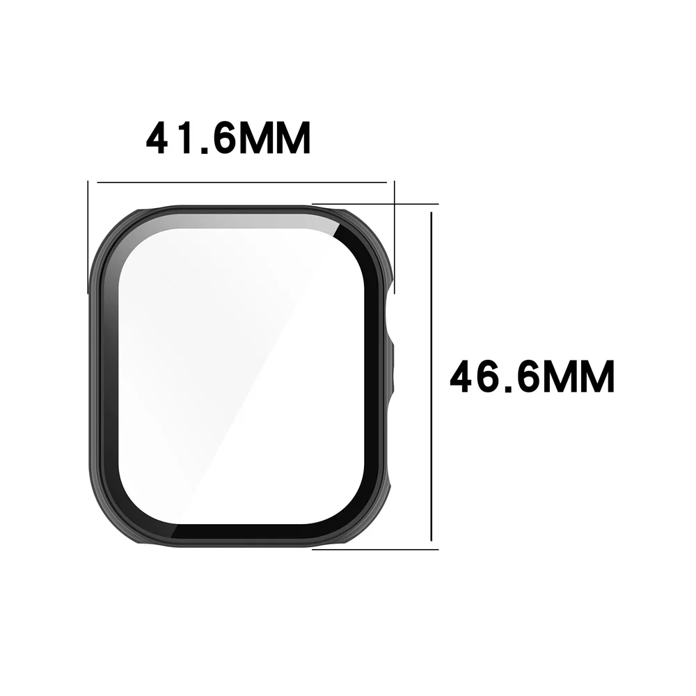 BEHUA Durable Watch Case with Glass Film Coverage
