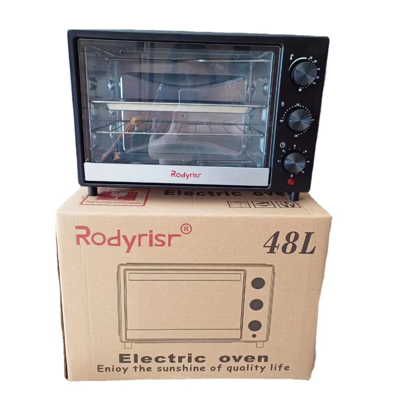 48L Multifunctional Electric Oven Household Large Capacity Double Heating Kitchen Appliances Pizza Oven  Electric Oven  Horno 5