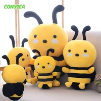 Cartoon Bee Plush Toys Stuffed Soft Plushies Pillows Cute Simulation Insect Animal Doll Toys for Girls Children Birthday Gifts 1