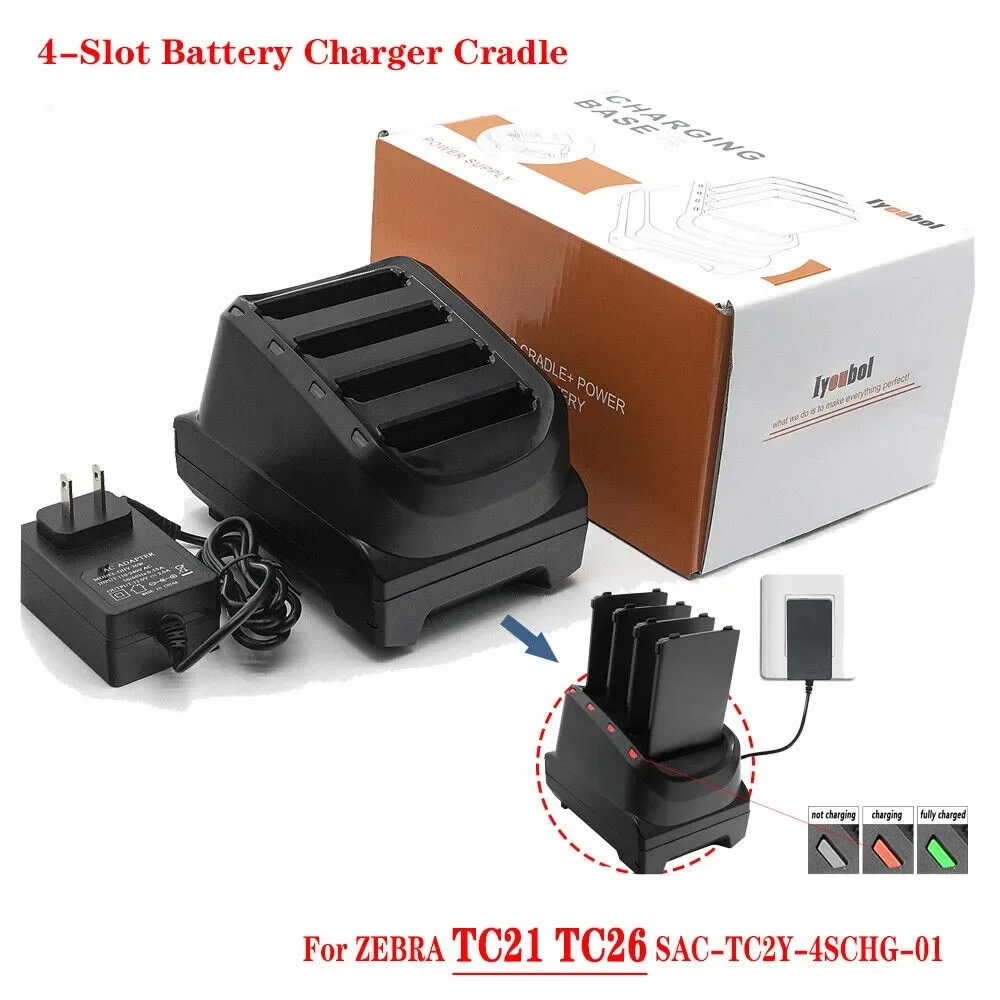 バッテリー充電器,ゼブラ4スロット,tc21,tc26スキャナー,SAS バッテリー充電器,ゼブラ4スロット,tc21,tc26スキャナー,SAS