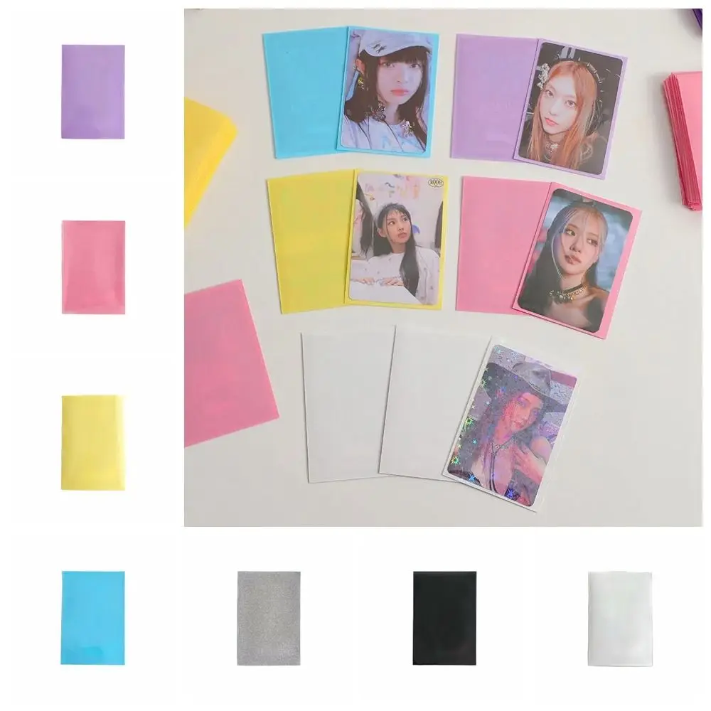 Macaro Color 10pcs/pack Kpop Toploader Card Bag Photocard Sleeves Idol Photo Cards Protective Storage Bag 5