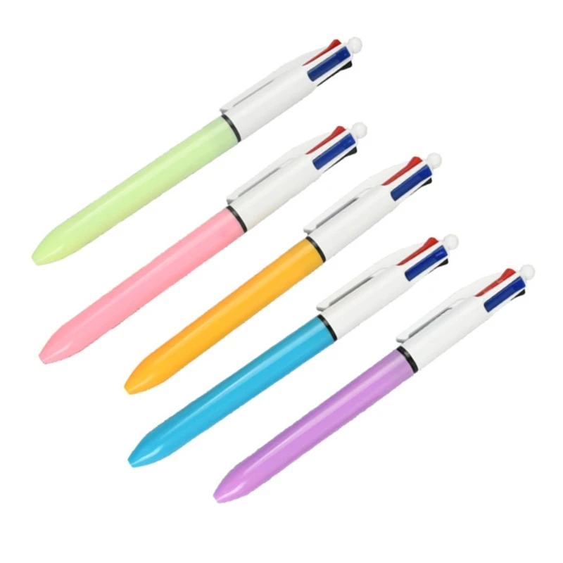 Bolígrafos Multicolores 6 En 1 De 0,5 Mm, Bolígrafos
