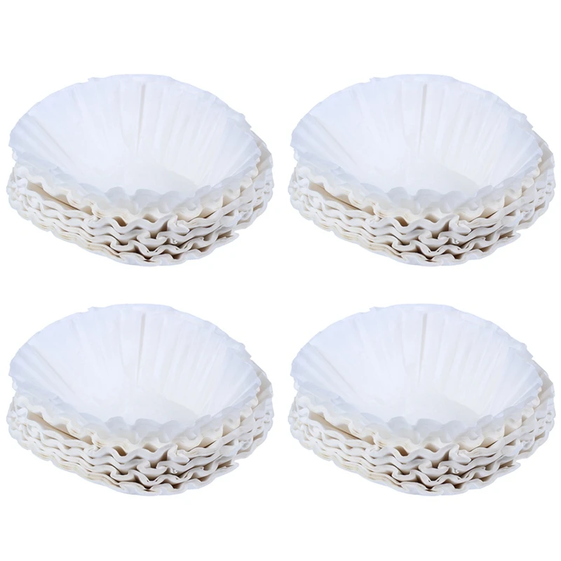 

2000Pcs 25Cm Sheets American Commercial Coffee Filter Paper Basket Coffee Filters Coffee Ware Coffee Filters (White)