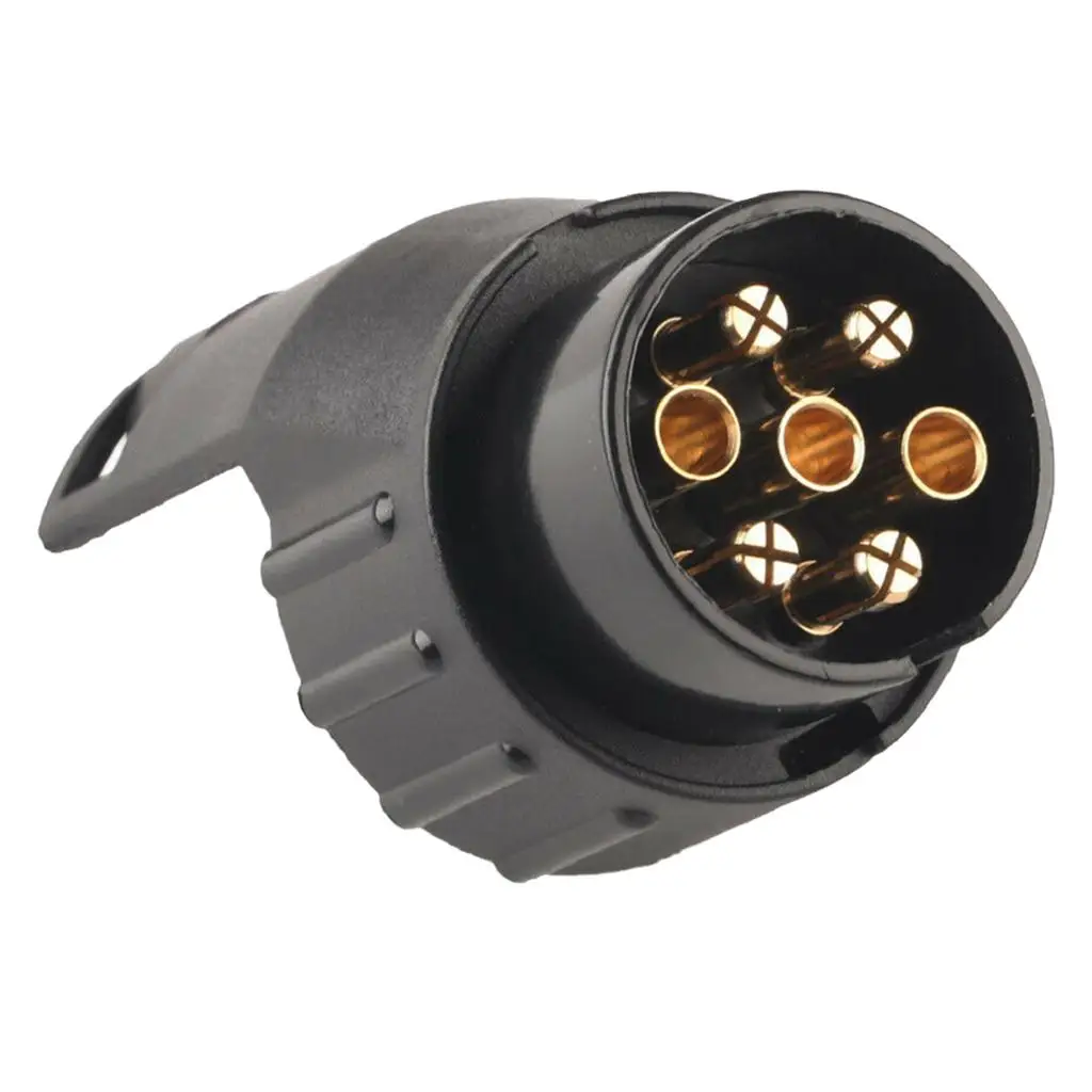 Car Trailer Truck 7 Pin to 13 Pin Plug Adapter Converter Tow Socket 12V