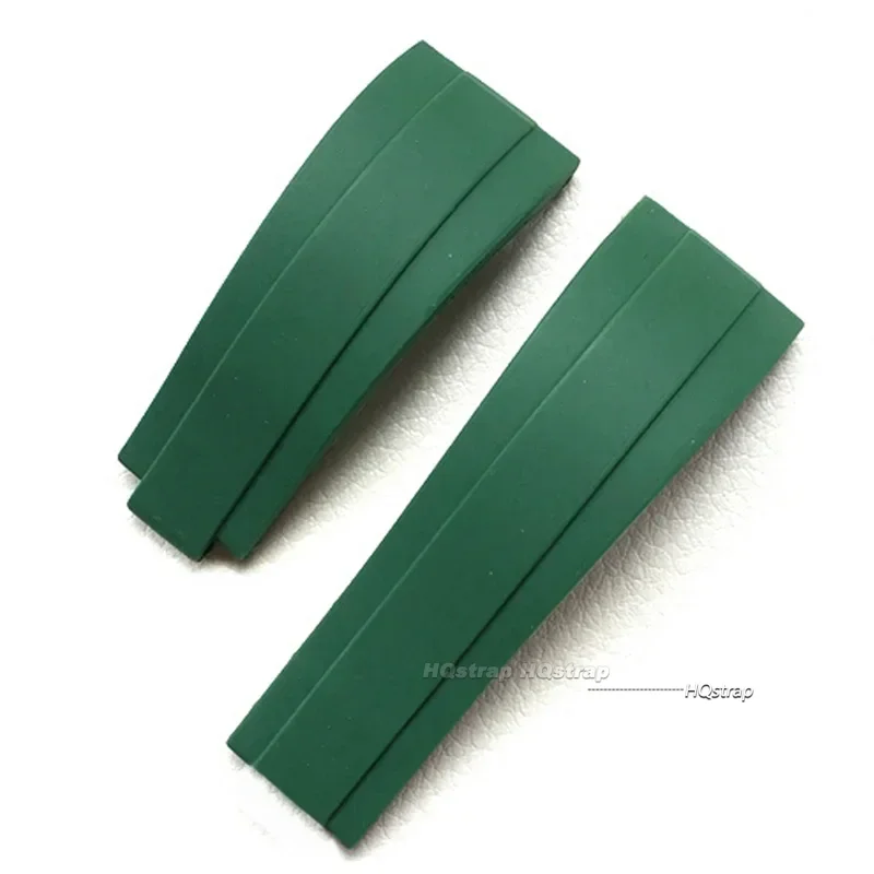 Multicolor Silicone Rubber Watchband Strap – Premium Quality Watch Bracelet Belt in Black, Red, Green, and Blue
