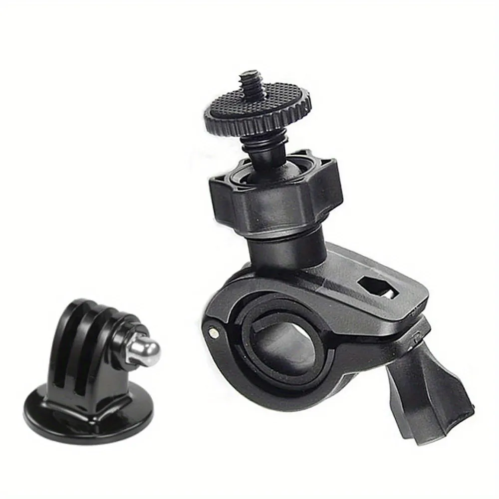 360 Degree Rotation Bike Bracket Bicycle Handlebar Mount Holder For GoPro Hero 11 10 9 8 7 6 5 SJCAM Adapter Camera Accessories