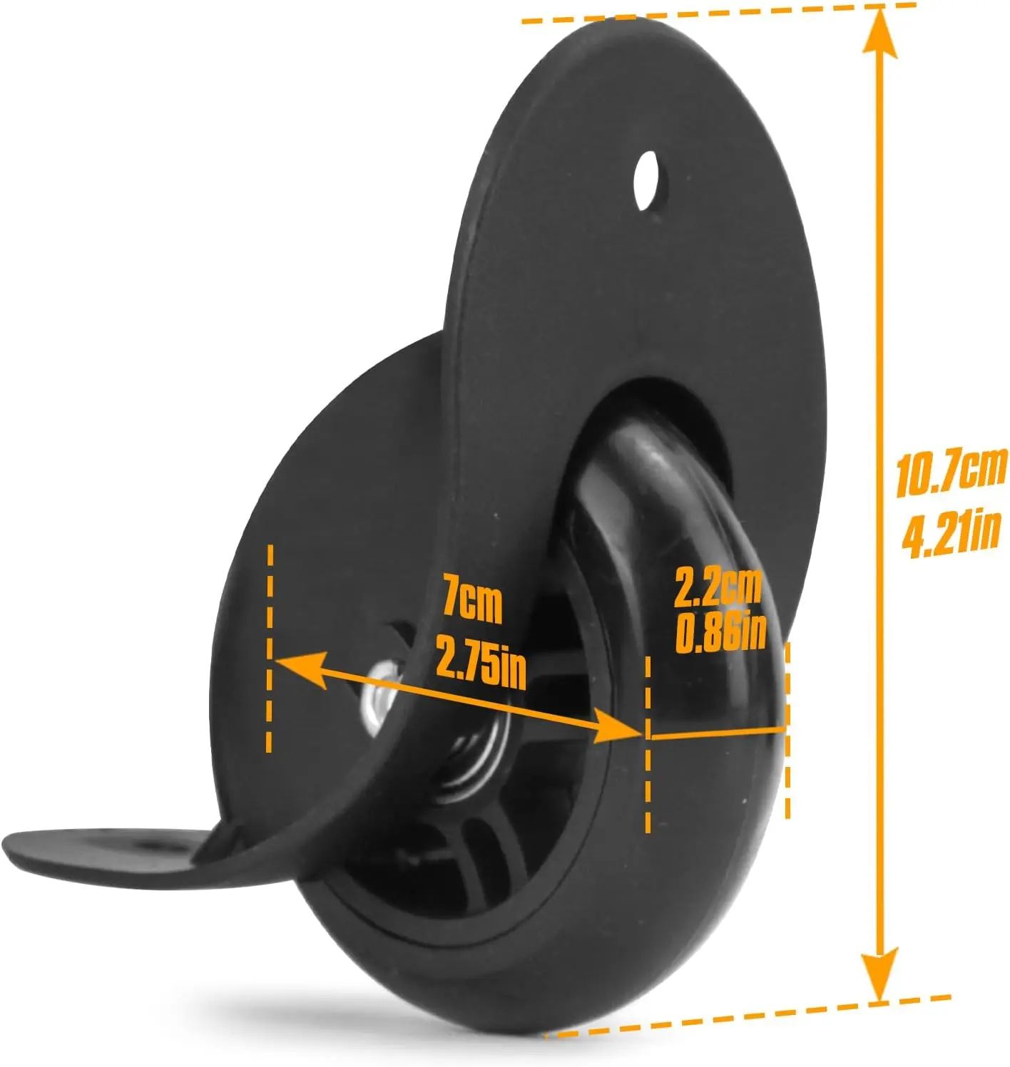 GUGULUZA Luggage Wheel Replacement Aircraft Password Box Directional Roller Wheel Maintenance Shock Absorption ST0019