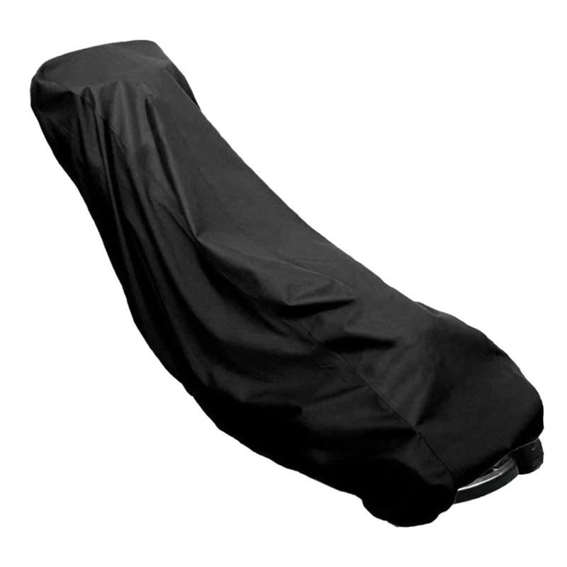 

1 Pcs Push Mower Cover Outdoors Push Mower Cover Black Uv, Dust, Wind Protection