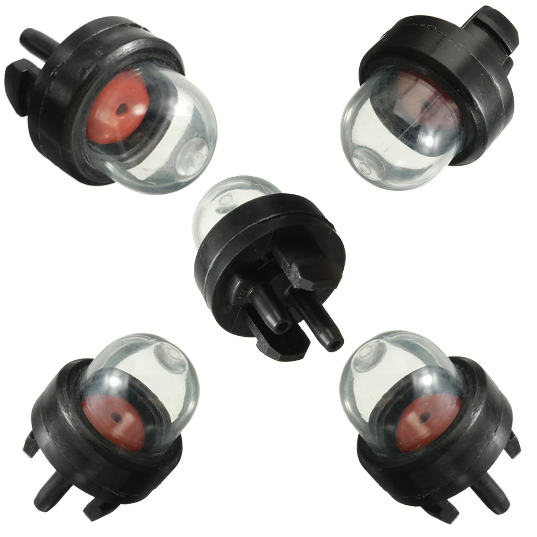 Carburetor Oil bubble Petrol Snap in Primer Fuel Bulb Pump Kit 5Pcs 10pcs For Ryobi Walbro Husqvarna Chainsaws Trimmer Clear carburetor repair tool kit