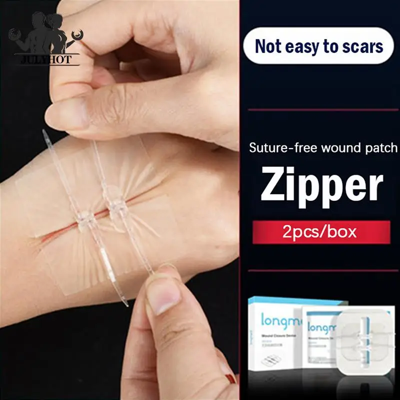 Zipper Band-aid Painless Wound Closure Device Suture-free Wound Dressing Patches Zip Suture Reducer Band Aid