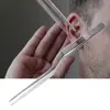 Portable Silver Oral Cleaner Ear  Wax Removal Nose Clip Ear Cleaning Clip Ear Tweezer Ear Care Tools Nail Clip 4