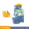 Commercial Juicer Industrial Fresh Orange Juice Machine Extractor Lemon Slow Squeezer Peel Cold Press Juicer For Sale in Mexico 1