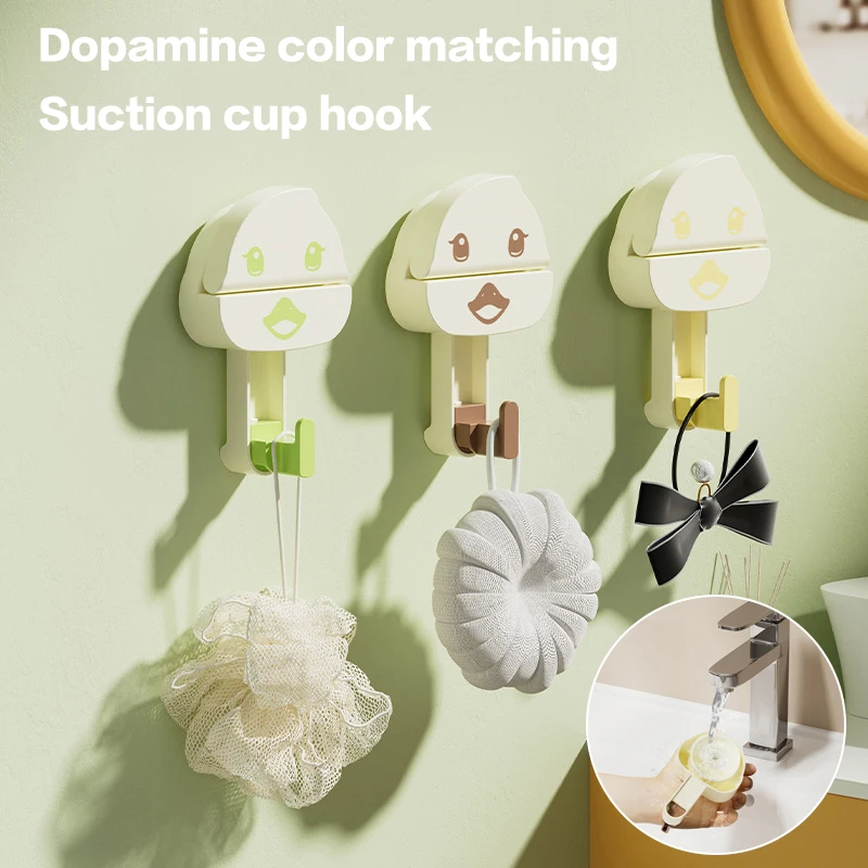 1PC Suction Cup Hook Powerful Vacuum Waterproof Suction Hook Hanger Bathroom Kitchen Towel Wall Storage Holder Organization