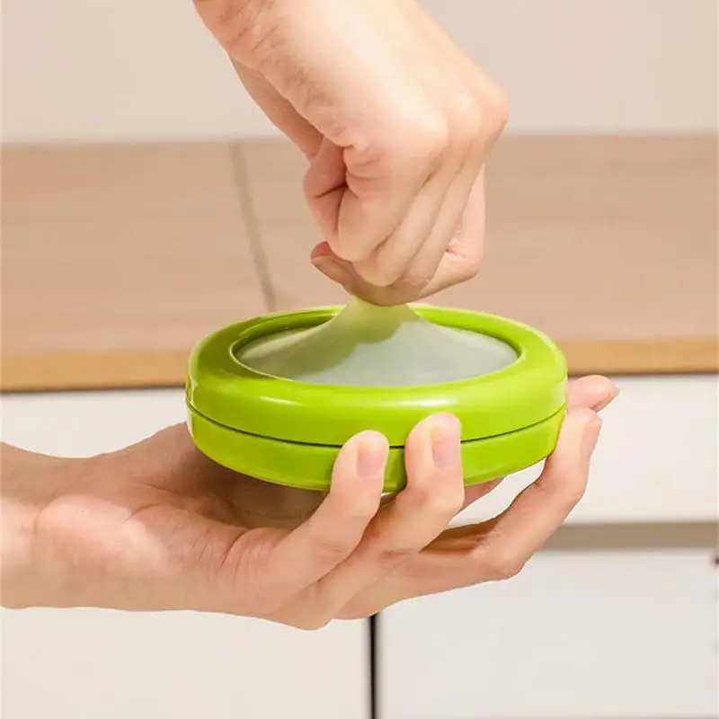 New Refrigerator Fresh-keeping Box Avocado Tomato Onion Cut In Half Fresh-keeping Container Food Seal Cover Kitchen Accessories 4