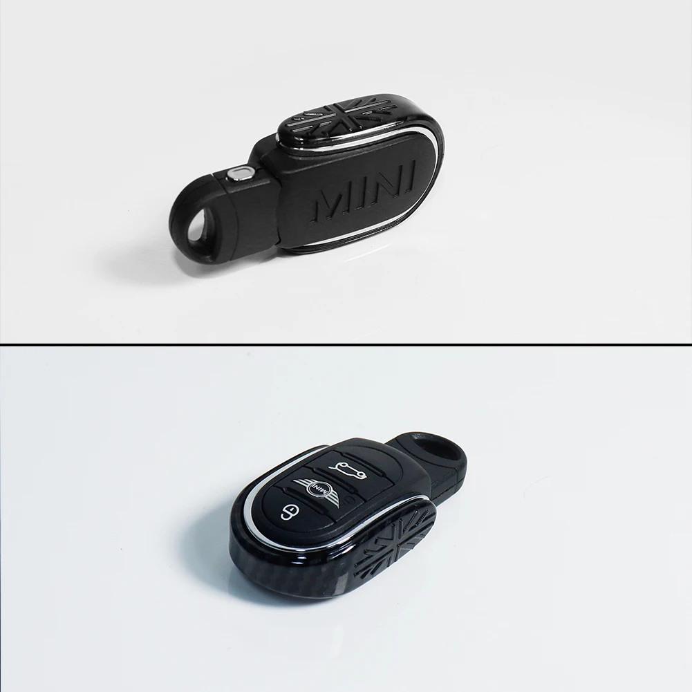 Carbon Fiber Key Fob Case Holder for MINI Cooper Accessories
