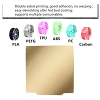 Feuille de lit en acier à ressort, Texture PEI 250x250 220x220 230x230 235x235, plaque de construction pour Ender 3 K1 X1C P1P A1 Mini Kobra 3 MK4 5