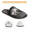 Crazy Rock Kiss Band Furry Slippers Non-slip Cozy Memory Foam Slides Bedroom 3