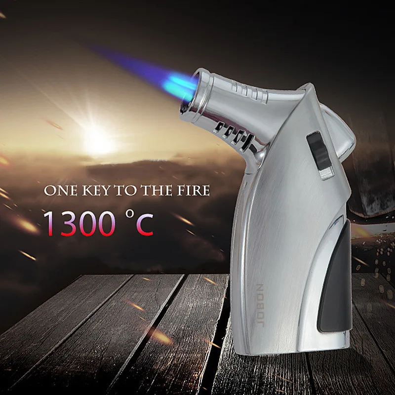 JOBONGasLighter1300WindproofBBQKitchenCookingJetTorchTurbo