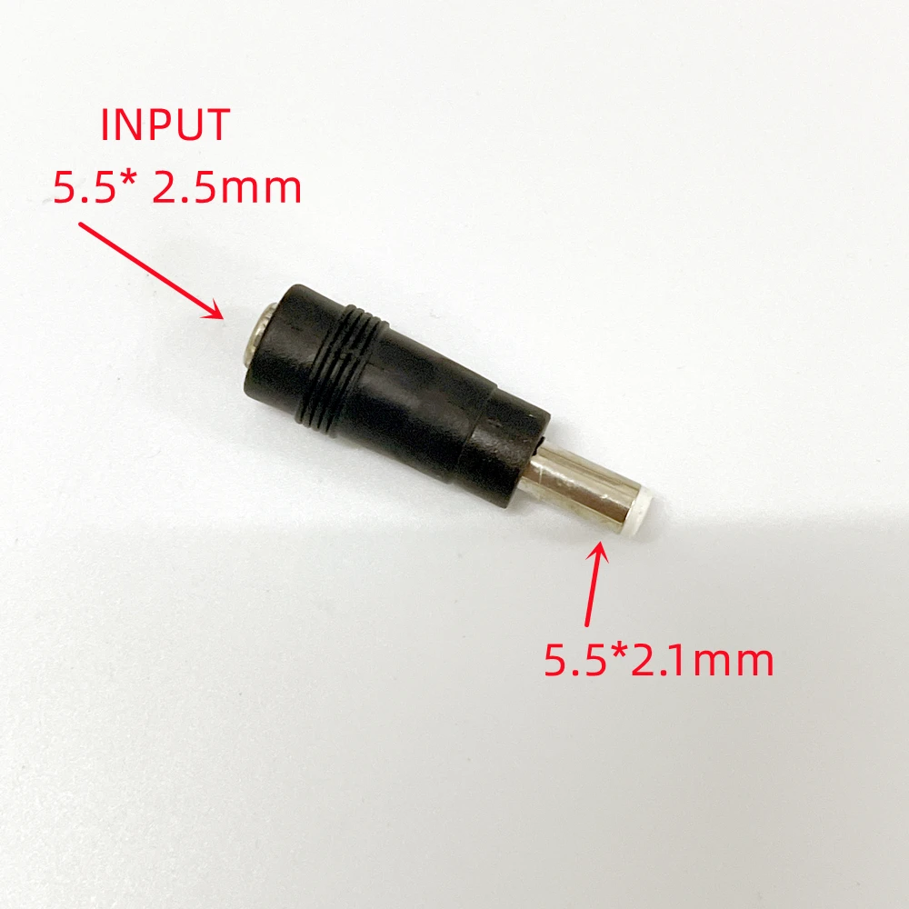 5 Or 10 Pack DC Power Plug Connectors - 5.5mm X 2.1mm Male & Female Jack Adapters