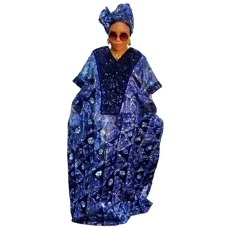 

African Long Dresses For Women 2024 New Africa Clothing Islam Abaya High Quality Crystal Satin Kebaya Robe African Dress Kaftan