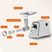 Electric Meat Grinder Heavy Duty Meat Mincer with Blades & Grinding Plates, Sausage Stuffer Maker, Grinder Plates for Home 2