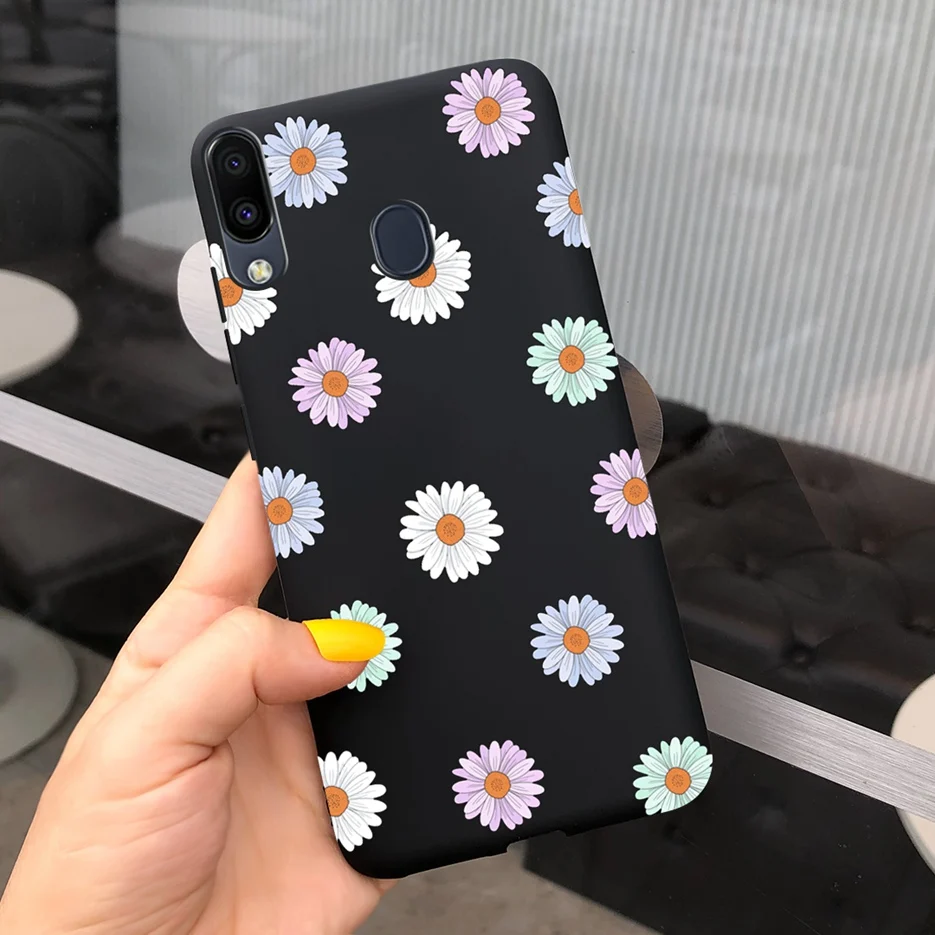 Stylish Cartoon Sunflower Soft Silicone Phone Back Cover