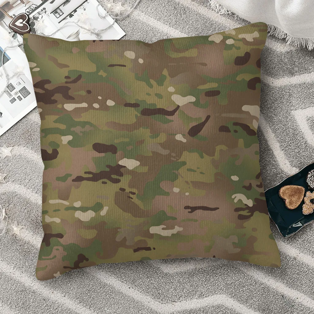 

Military Camouflage Pattern Cojines Throw Pillow Case Cushion Home Sofa Chair Print Decorative Coussin